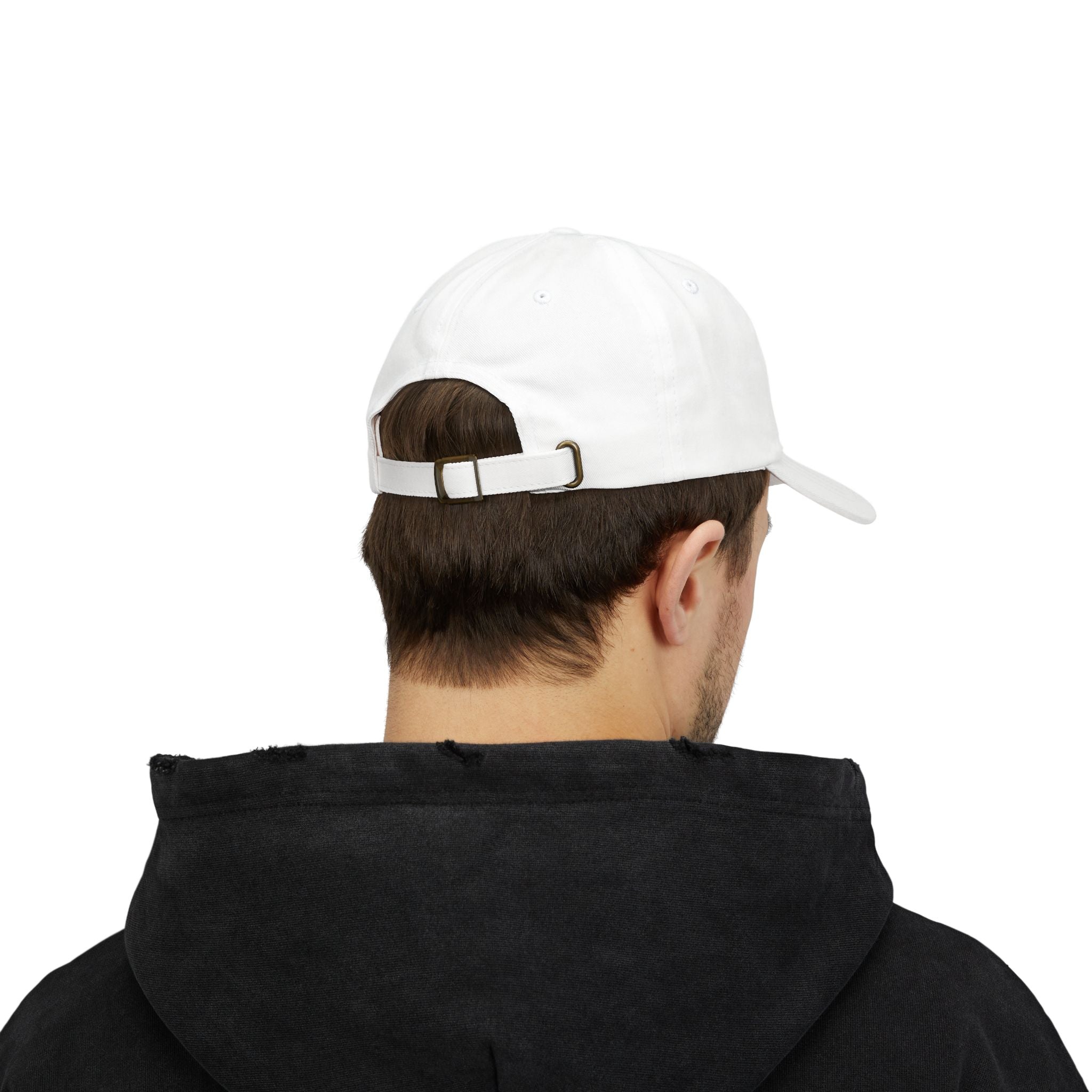 DIY Dad Cap, Casual Hat, Gift for Dad, Embroidered White Cap, Summer Accessory, Trendy Headwear