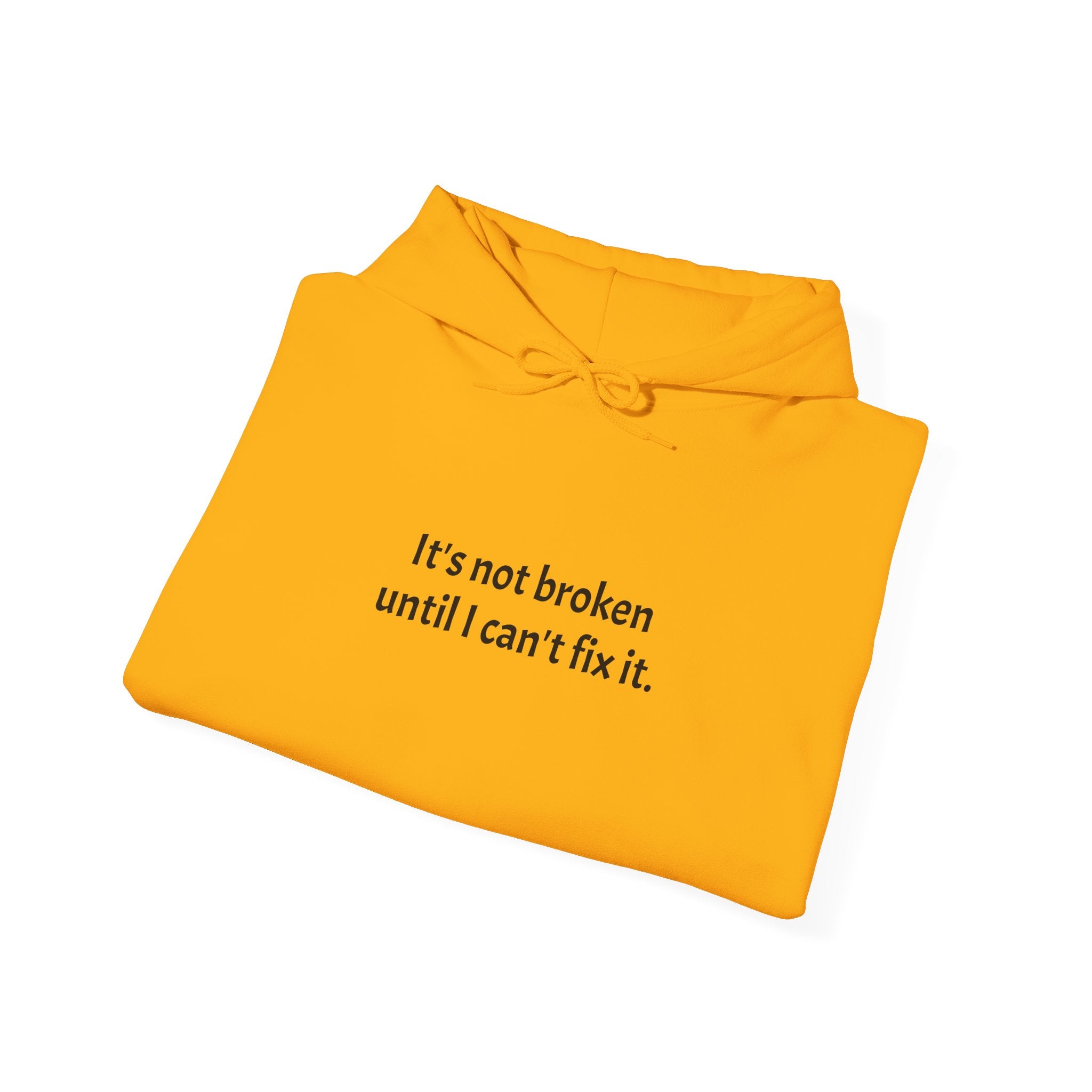Fix It Hoodie, Unisex Heavy Blend Sweatshirt, Funny Quote Hoodie, Gift for Problem Solvers, Casual Wear, Everyday Comfort