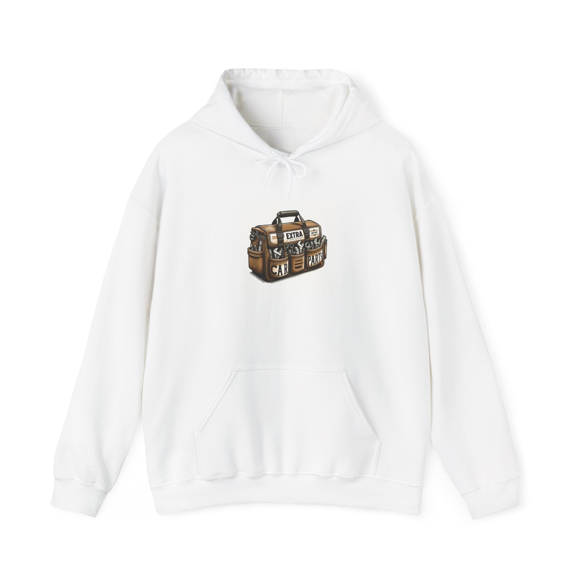 Toolbox Design Heavy Blend Hooded Sweatshirt | Unisex, Gift for Handyman, Cute Work Sweatshirt, Cozy Layering Piece, Perfect for DIY Lovers