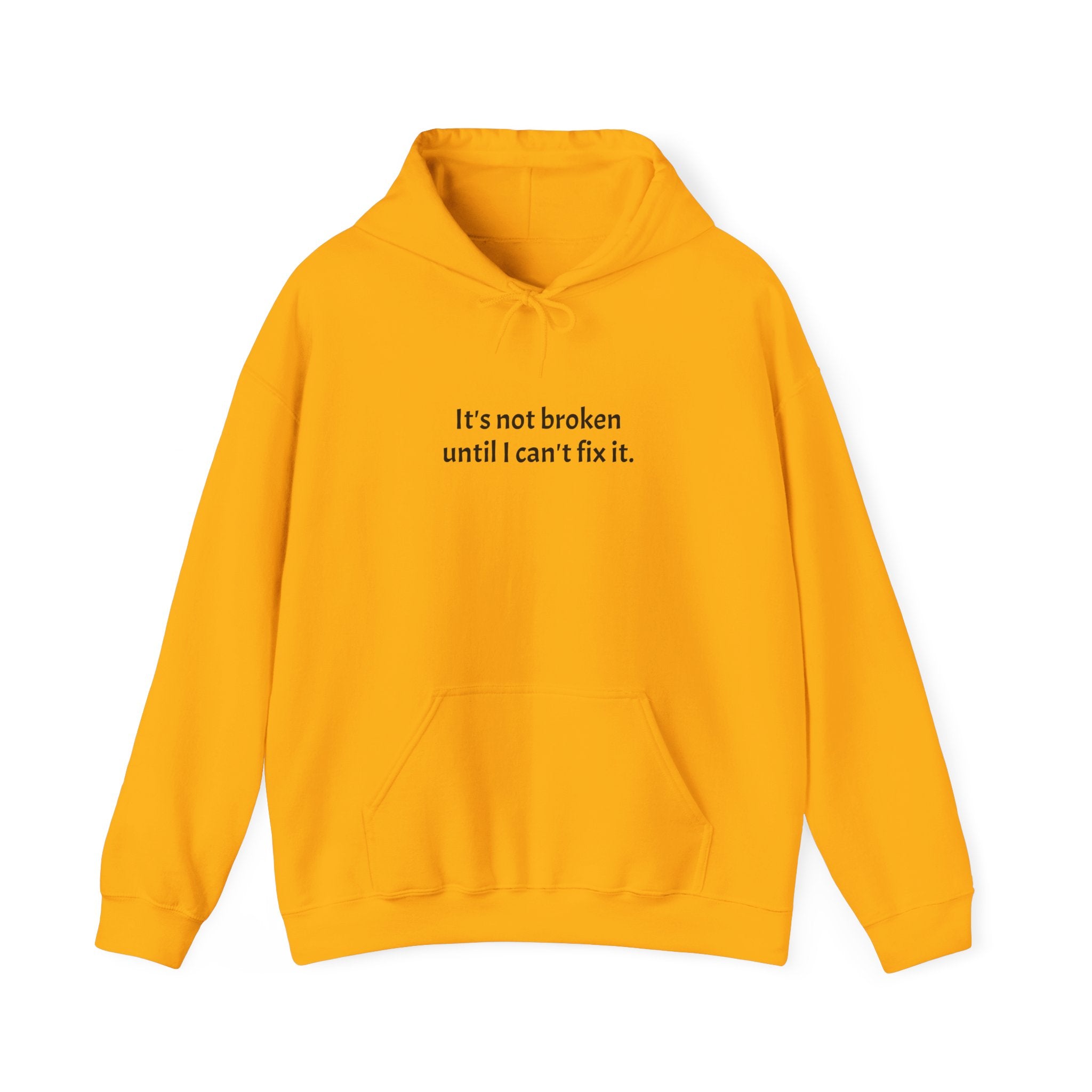 Fix It Hoodie, Unisex Heavy Blend Sweatshirt, Funny Quote Hoodie, Gift for Problem Solvers, Casual Wear, Everyday Comfort